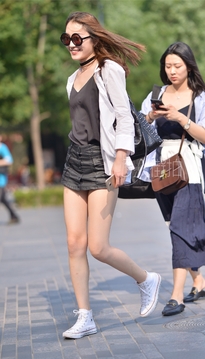 [TP-884SQ]一位美撼凡尘的超短裙长裙大长腿美女